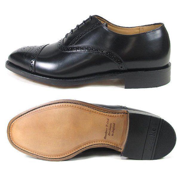 ローク メダリオン ビジネスシューズ LOAKE OBAN ブラック Made in ENGLAND ストレートチップ メンズ シューズ 靴 革靴 本革 レザー business shoes｜footmonkey｜02