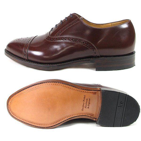 ローク メダリオン ビジネスシューズ LOAKE OBAN ブラウン Made in ENGLAND ストレートチップ メンズ シューズ 靴 革靴 本革 レザー business shoes｜footmonkey｜02