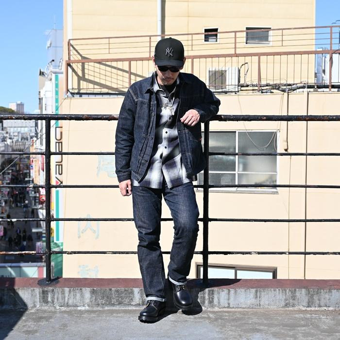 Locking Shoes by FootMonkey ロッキングシューズ フットモンキー TIME SHOE FACTORY JTS-001 ブラック LOGGER BOOTS ロガーブーツ 茶芯 ワークブーツ 本革の画像