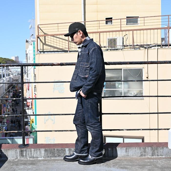 Locking Shoes by FootMonkey ロッキングシューズ フットモンキー TIME SHOE FACTORY JTS-002 ブラック ENGINEER BOOTS エンジニアブーツ 茶芯 ワークブーツの画像
