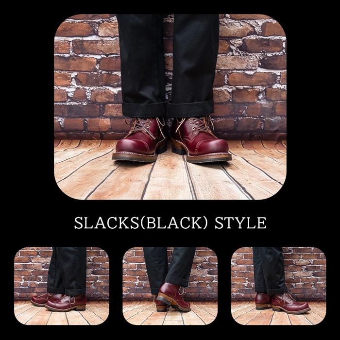 Locking Shoes by FootMonkey ロッキングシューズ フットモンキー CAP TOE LACE UP BOOTS TS-013 ワイン キャップトゥレースアップブーツ ワークブーツの画像