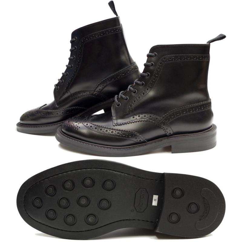 スリーワン フィリップ リム モンキーブーツ オールブラック 厚底 モード 黒 Tricker's（トリッカーズ）モンキーブーツ（リッジウェイソール