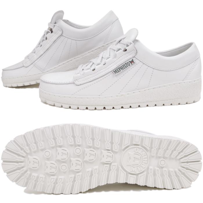 ○○メフィスト レインボー MEPHISTO RAINBOW 4830 WHITE ローカット