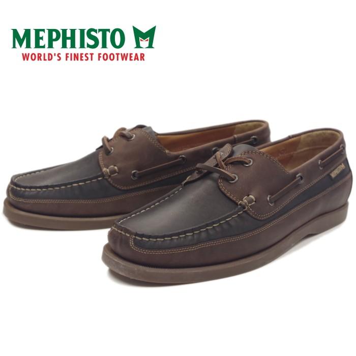 Mephisto メフィスト27cm レザー デッキシューズ Mephisto メフィスト27cm レザー デッキシューズ