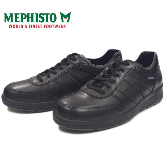 安心の定価販売 メフィスト ヴィト Mephisto Vito 6100 Randy Black ローカット スニーカー メンズ ウォーキングシューズ レザー 本革 ポルトガル製 メーカー包装済 Lespakigali Com
