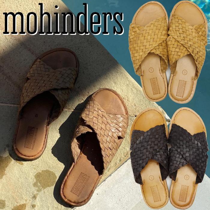 モヒンダース クリスクロス MOHINDERS Criss Cross Sandals レザー