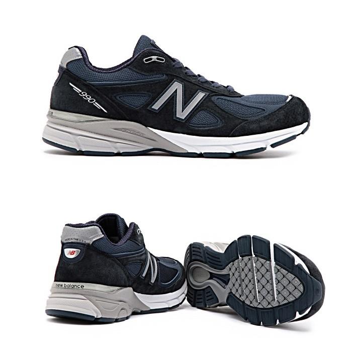 ニューバランス スニーカー 990 正規品 new balance M990 NV4 [ネイビー］ Dワイズ Made in U.S.A メンズ｜footmonkey｜02