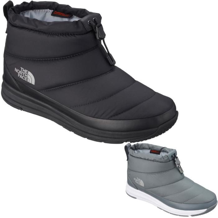 ノースフェイス ブーツ メンズ THE NORTH FACE NF51884 Nuptse Bootie Lite IV WP Mini ヌプシブーティーライト IV ウォータープルーフ ミニ スノーブーツ｜footmonkey