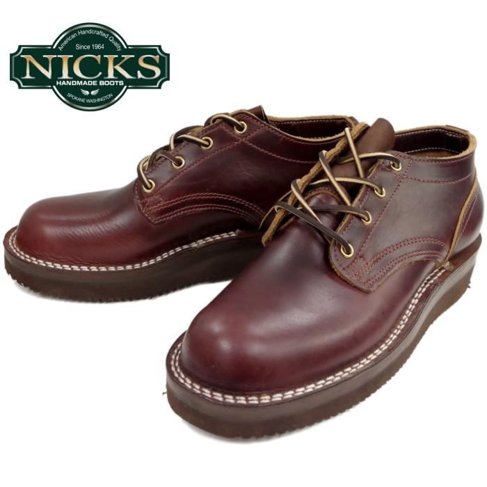 ○○ニックスブーツ NICKS BOOTS AlasKa Tundra OX バーガンディー