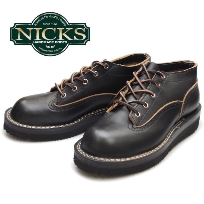 NICKS BOOTS ニックスブーツ LACE TO TOE OX ブラックドメイン NICKS BOOTS ニックスブーツ LACE TO TOE OX ブラックドメイン