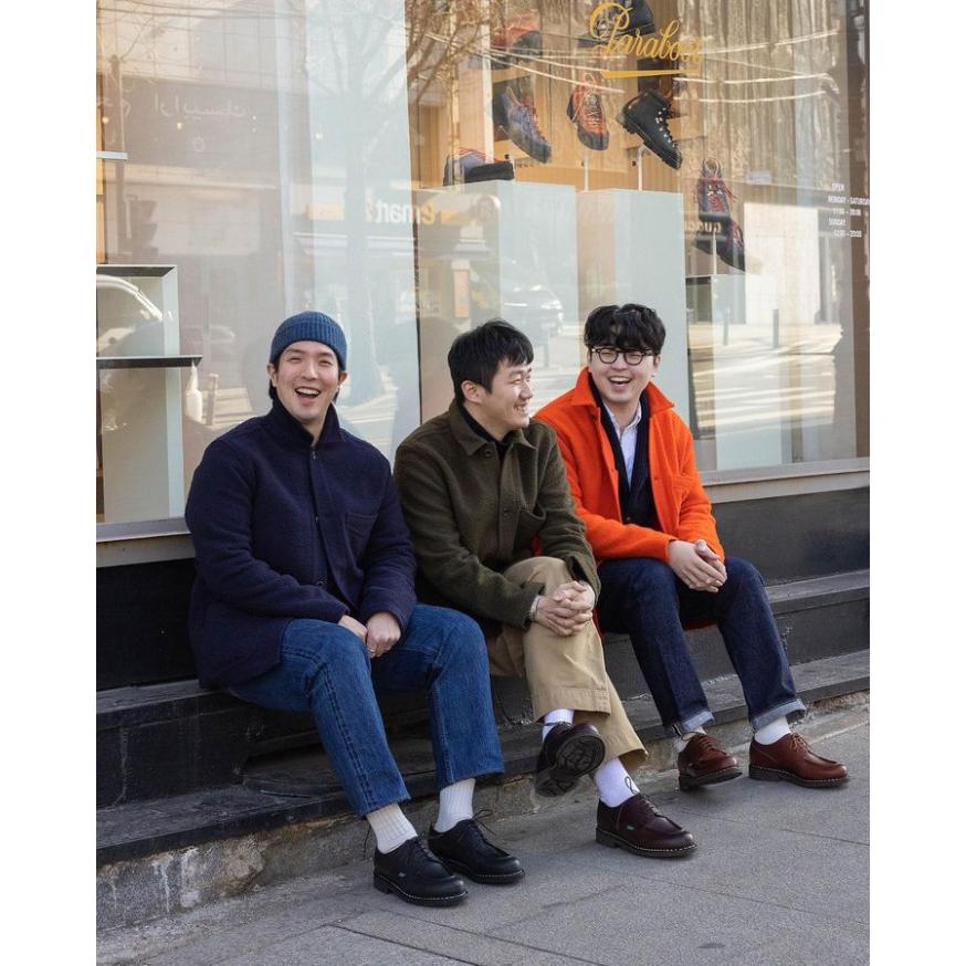 パラブーツ シャンボード PARABOOT CHAMBORD 710709 ブラック TIROLEAN SHOES チロリアンシューズ メンズ レザー ブーツ 防水 ビジネスシューズ 本革 フランス製の画像