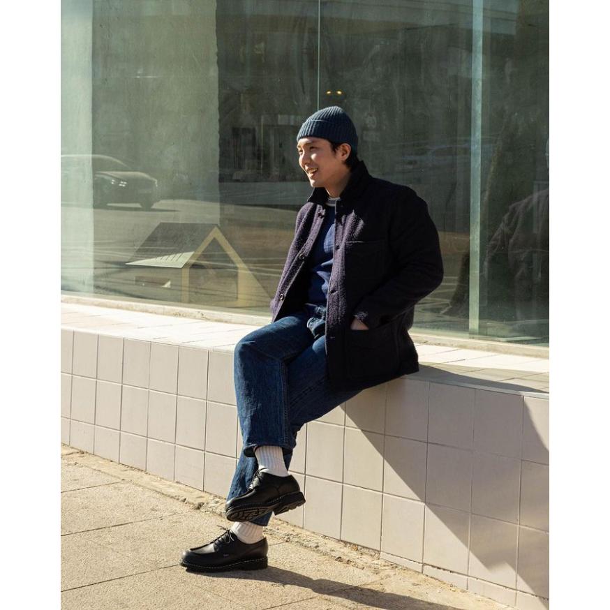 パラブーツ シャンボード PARABOOT CHAMBORD 710709 ブラック TIROLEAN SHOES チロリアンシューズ メンズ レザー ブーツ 防水 ビジネスシューズ 本革 フランス製の画像