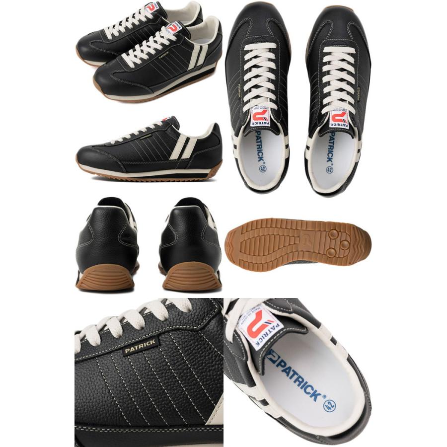 パトリック マラソン PATRICK MARATHON-L BLK メンズ スニーカー レディース レザースニーカー ローカット レザー 靴 日本製 国産 正規品 スポーツ ランニング |  | 01