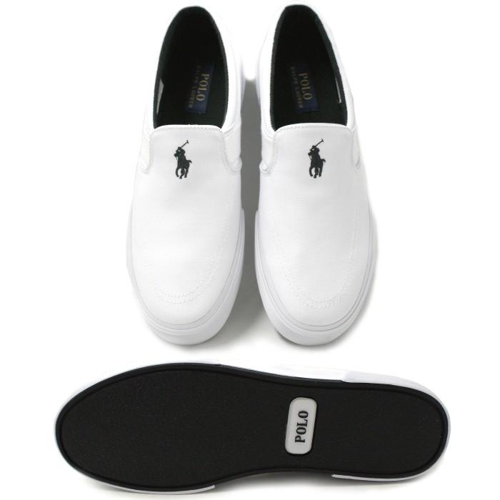 ポロ ラルフローレン スニーカー メンズ スリッポン Polo Ralph Lauren ポロ ラルフローレン Fakenham R929 ホワイト Polo R929 Wt フットモンキーyahoo 店 通販 Yahoo ショッピング