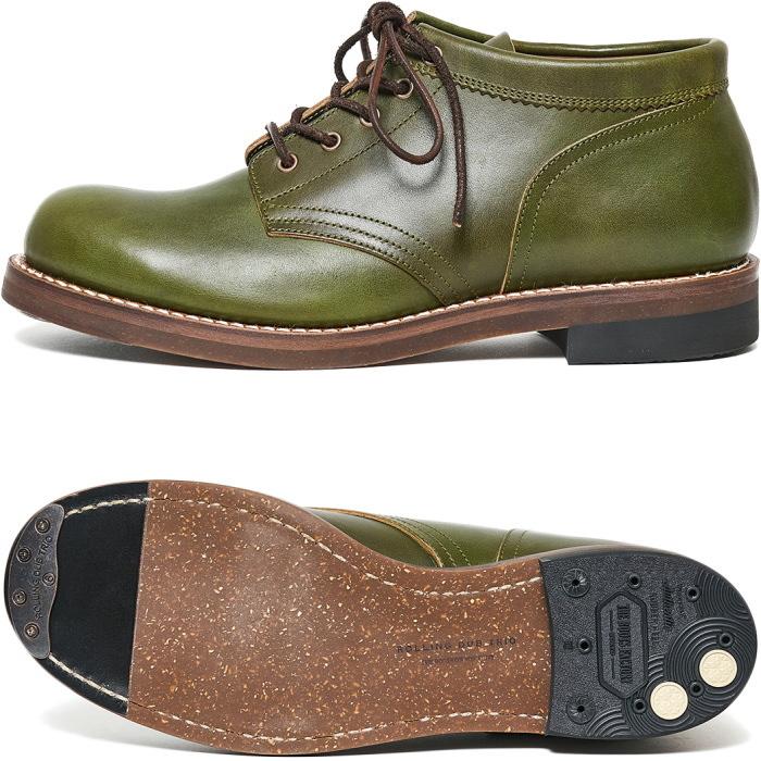 ROLLING DUB TRIO COUPEN HORSEHIDE GREEN ローリングダブトリオ