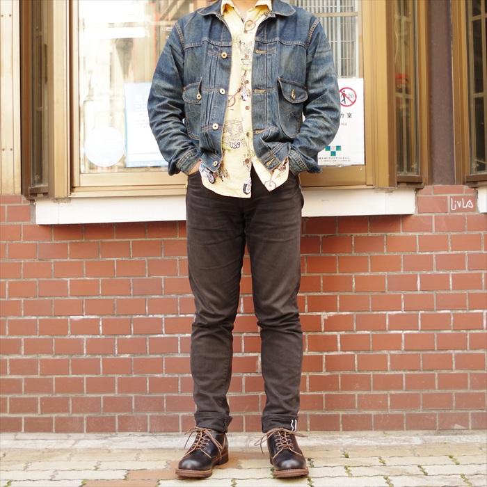 ROLLING DUB TRIO COUPEN HORSEHIDE BLACK ローリングダブトリオ
