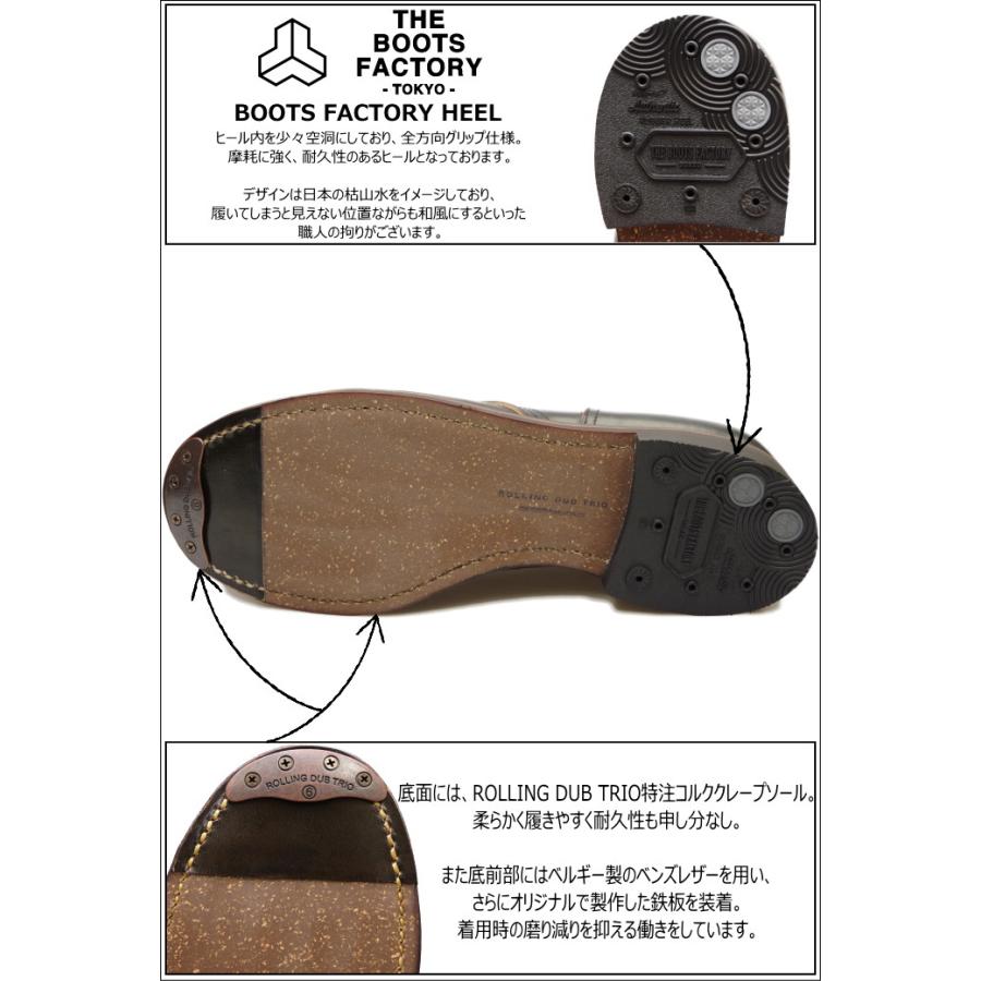 ROLLING DUB TRIO COUPEN HORSEHIDE BLACK ローリングダブトリオ