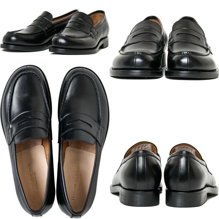 靴 IN'EI LOAFER 25.5 / ROLLING DUB TRIO Rolling Dub Trio In'ei Loafer Black Dutch Box Calf