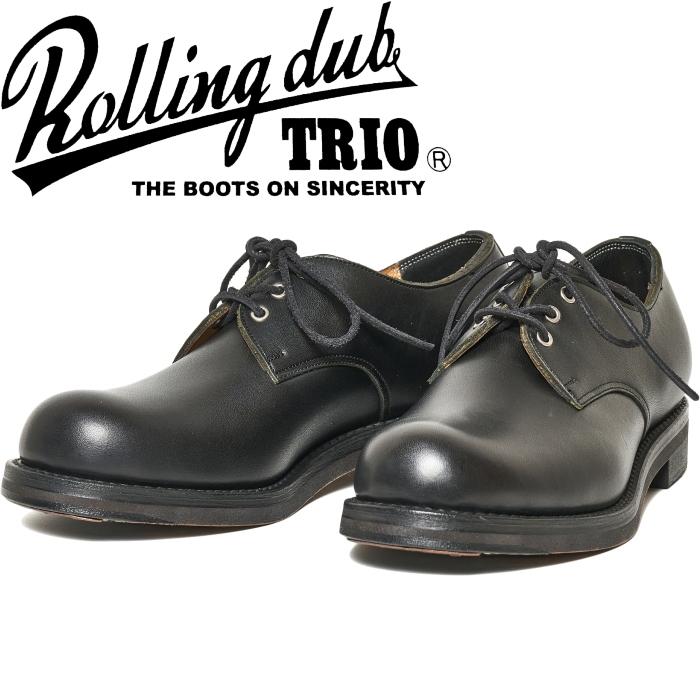 ROLLING DUB TRIO ブラックレザーブーツ ROLLING DUB TRIO LADYBUG BLACK GREENTEA CORE ローリングダブトリオ