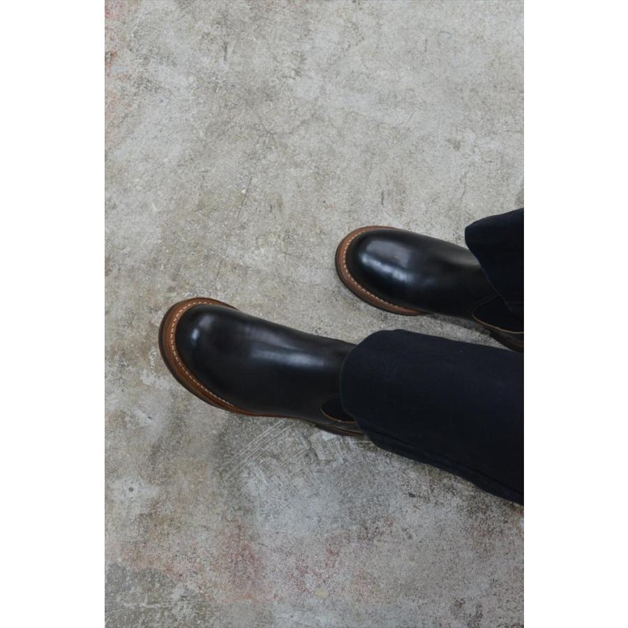 ROLLING DUB TRIO STAN HORSEHIDE BLACK ローリングダブトリオ スタン