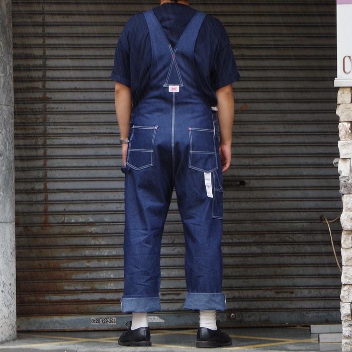 ラウンドハウス クラシック ブルー デニム ビブ オーバーオールズ