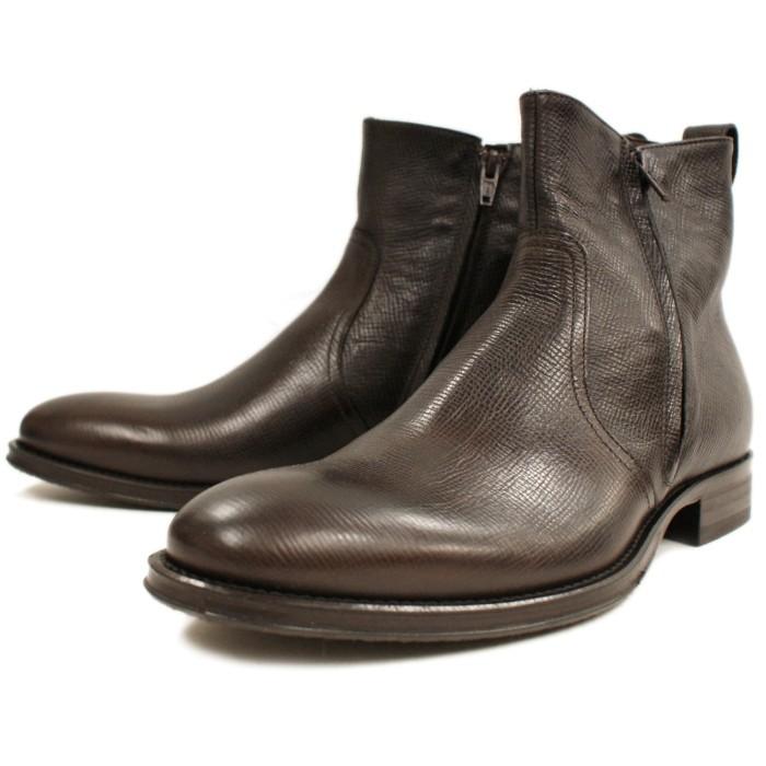○○アントニオルフォ ANTONIO RUFO 4237 CACAO サイドジップブーツ