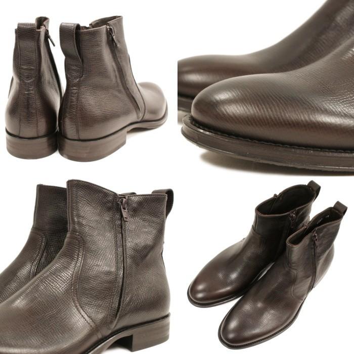○○アントニオルフォ ANTONIO RUFO 4237 CACAO サイドジップブーツ