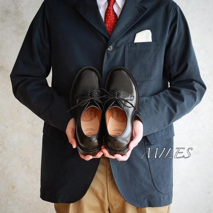 ラッドシューズ マイルス RUTT SHOES MILES PLAIN BLUCHER OX 109 7041 ダークブラウン ボックスカーフ ...