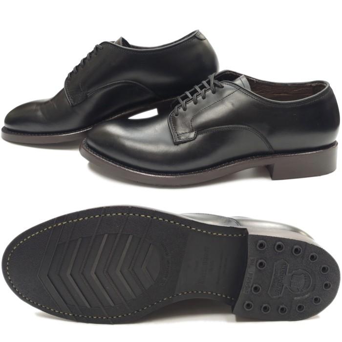 ○○ラッドシューズ RUTT SHOES 6-EYE PLAIN TOE OXFORD 9042 ブラック