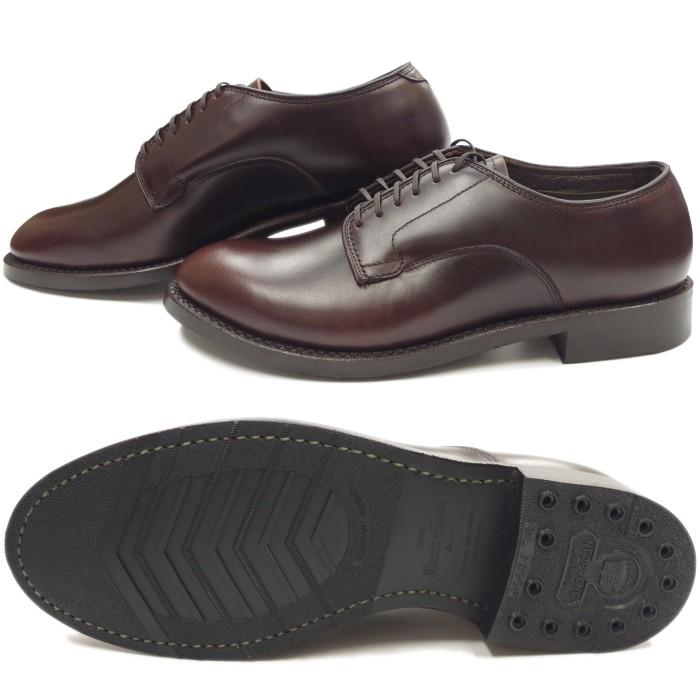 ラッドシューズ RUTT SHOES 6-EYE PLAIN TOE OXFORD 9042 ダークブラウン オックスフォード プレーントゥシューズ メンズ ビジネスシューズ 本革 日本製｜footmonkey｜02