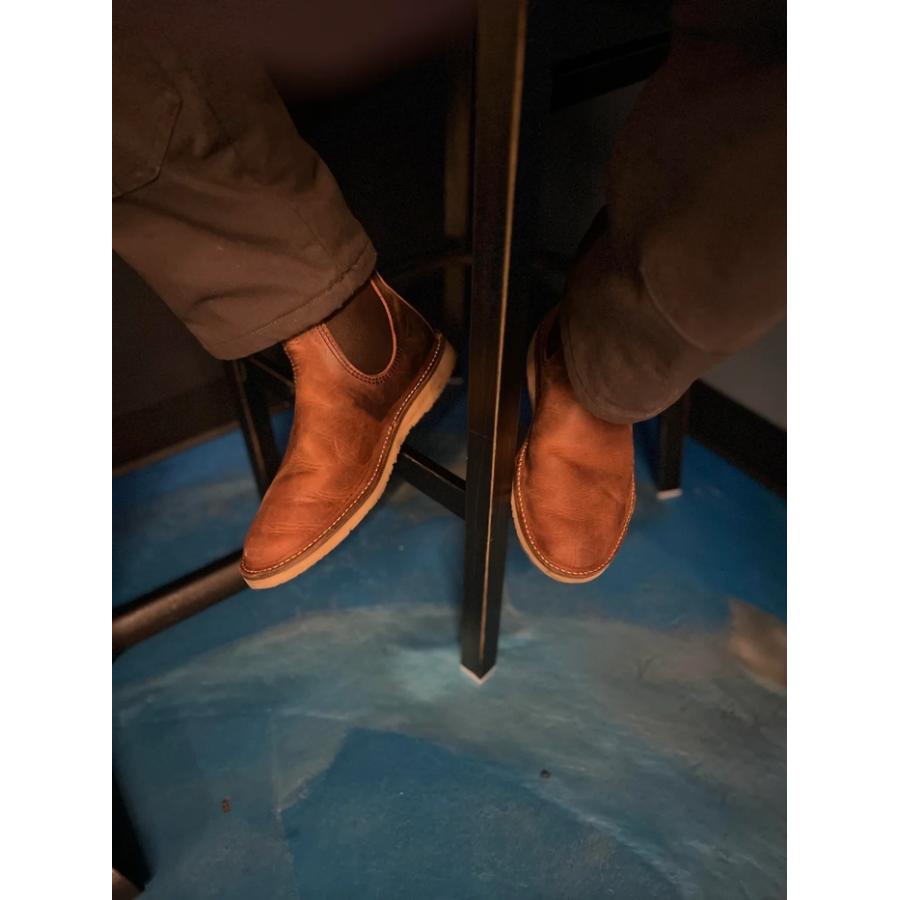 レッドウィング ウィークエンダー RED WING 3128 WEEKENDER CHELSEA Copper Rough & Tough カッパー ラフアンドタフ サイドゴアブーツ チェルシーブーツの画像