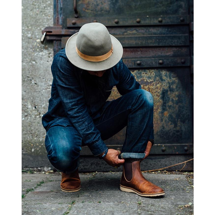 レッドウィング ウィークエンダー RED WING 3128 WEEKENDER CHELSEA Copper Rough & Tough カッパー ラフアンドタフ サイドゴアブーツ チェルシーブーツの画像