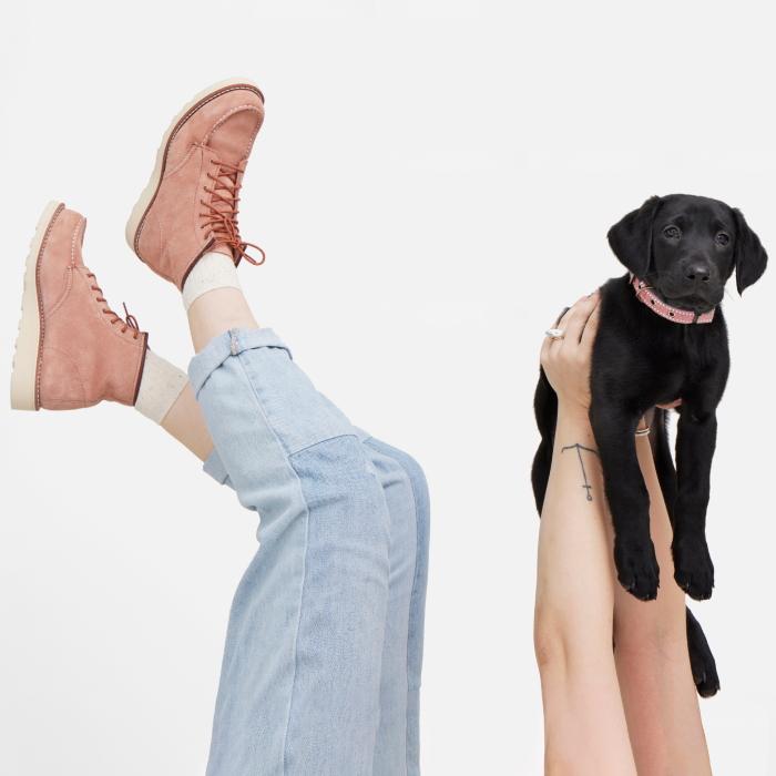 レッドウィング ブーツ レディース 本革 RED WING 3319 ［Dusty Rose "Abilene"］ 6" Classic Moc ダスティー ローズ アビレーン クラシック モックの画像