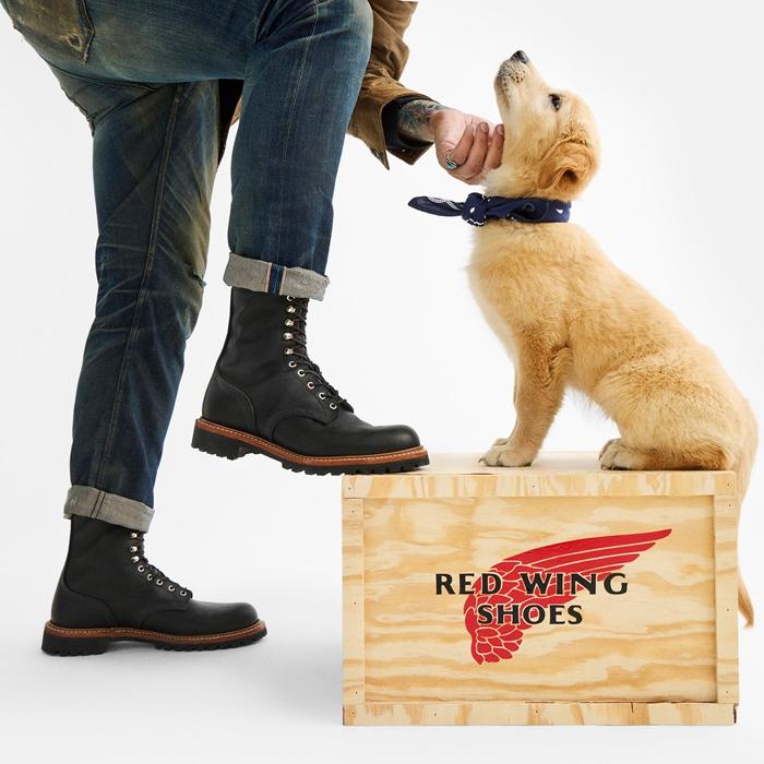 レッドウィング ロガーブーツ RED WING 4501 Black Oil Slick 8-INCH
