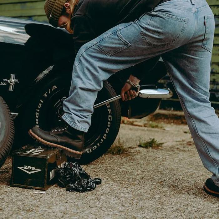 レッドウィング ロガーブーツ RED WING 4501 Black Oil Slick 8