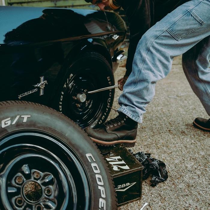 レッドウィング ロガーブーツ RED WING 4501 Black Oil Slick 8-INCH