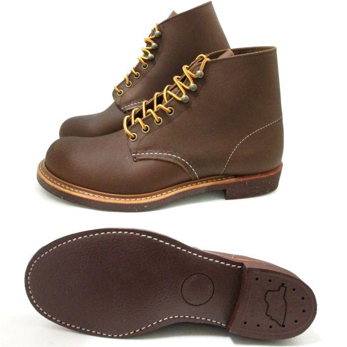 ウェスタンブーツ　US8レザーソール RED WING SHOES ○○レッドウィング 8015 レッド ウィング