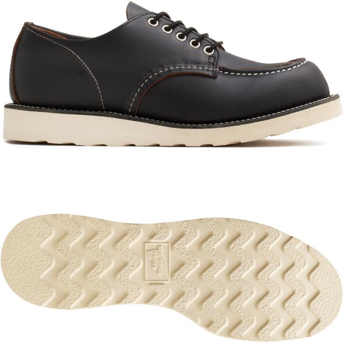 レッドウィング ワークオックスフォード 正規品 RED WING 8090 ［Black "Prairie"］ CLASSIC MOC OXFORD ブラック プレーリー クラシックモックの画像