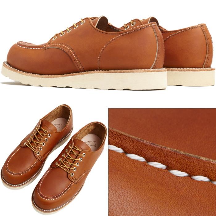 レッドウィング ワークオックスフォード 正規品 RED WING 8092 ［Oro "Legacy"］ CLASSIC MOC OXFORD オロレガシー クラシックモック オックスフォード ブーツ｜footmonkey｜04