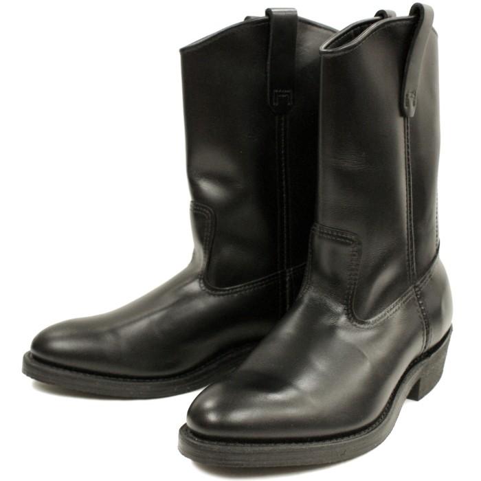 レッドウィング 正規品 RED WING 8155 ［BLACK "CHROME"］ ペコス 11” PECOS メンズ 店舗限定 ウエスタン BOOTS ブーツ｜footmonkey