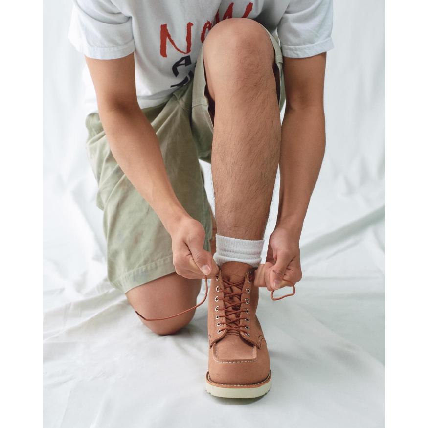 RED WING レッドウイング 8208 DUSTYROSE 27cm 8208 Classic Moc Toe Dusty Rose Abilene – Red Wing Amsterdam