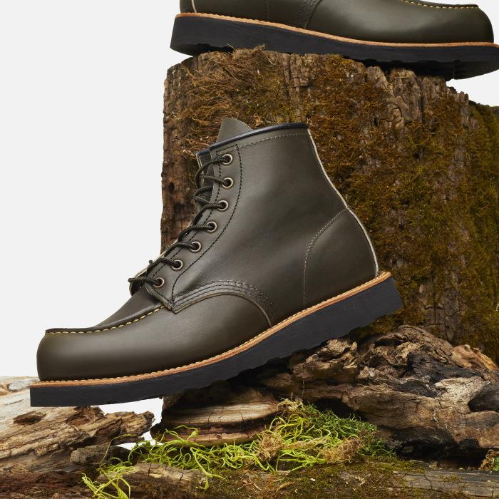 レッドウィング アイリッシュセッター 正規品 RED WING 8828 ［Alpine "Portage"］ 6" CLASSIC MOC アルパイン ポーテージ グリーン クラシック モック ブーツ｜footmonkey｜05