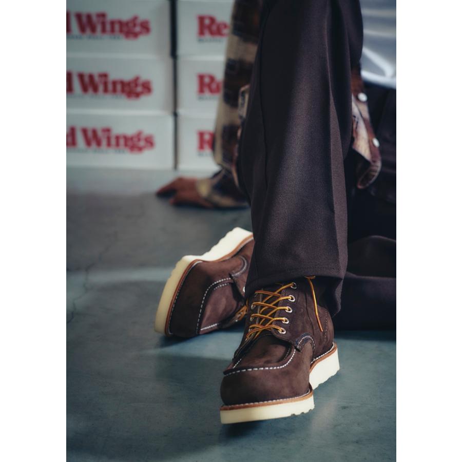 レッドウィング アイリッシュセッター RED WING 8836 Chocolate Muleskinner 6" CLASSIC MOC チョコレート ミュールスキナー クラシック モック ブーツ メンズの画像