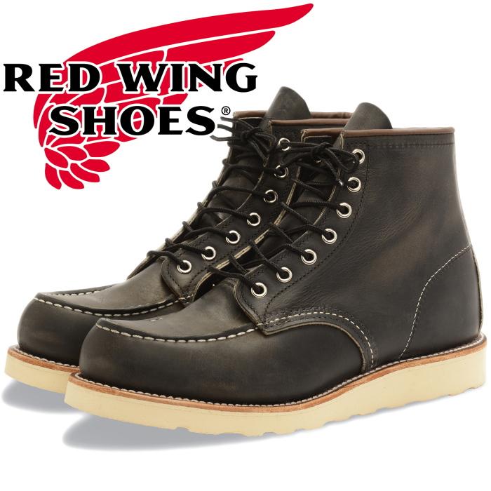 ○レッドウィング RED WING Charcoal Rough & Tough チャコール ラフアウト＆タフ ワークブーツ 8890 IRISH SETTER MOC TOE BOOT C 中古 レッドウィング アイリッシュセッター RED WING 8890 Charcoal Rough