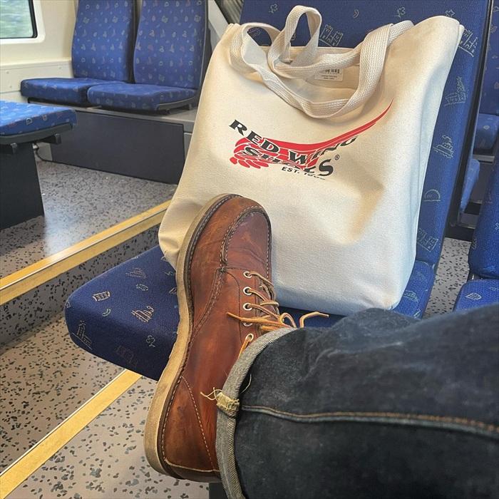 RED WING SHOES（レッドウィング） キャンバス トートバッグ 95069 RED