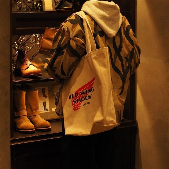 RED WING SHOES（レッドウィング） キャンバス トートバッグ 95069 RED