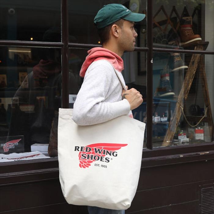 RED WING SHOES（レッドウィング） キャンバス トートバッグ 95069 RED