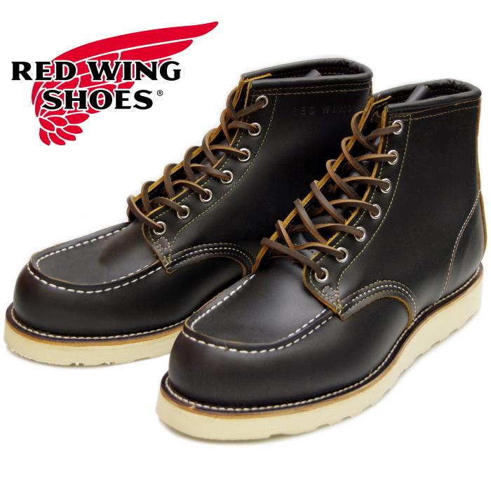 レッドウィング アイリッシュセッター RED WING 9874 ［Black "Klondike"］ IRISH SETTER 6" MOC  茶芯 メンズ 本革 レースアップブーツ レディース 正規品｜footmonkey｜02