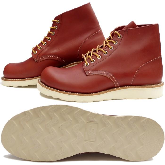 レッドウィング クラシック ラウンド 正規品 RED WING 6” CLASSIC ROUND 8166   ［オロラセット］ ブーツ ワークブーツ アイリッシュセッター｜footmonkey｜02