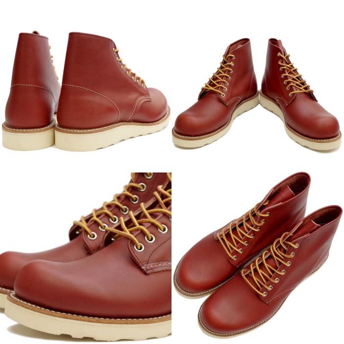 レッドウィング クラシック ラウンド 正規品 RED WING 6” CLASSIC ROUND 8166   ［オロラセット］ ブーツ ワークブーツ アイリッシュセッター｜footmonkey｜03